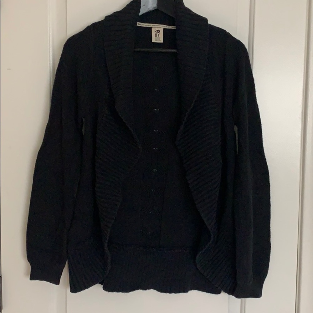 Roxy black cardigan